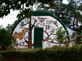 ホテルになっている米軍の兵舎